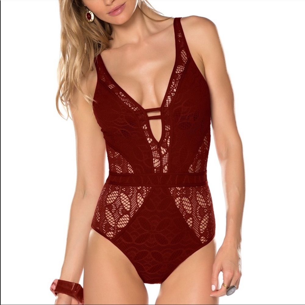 Becca Crotchet One Piece Swimsuit